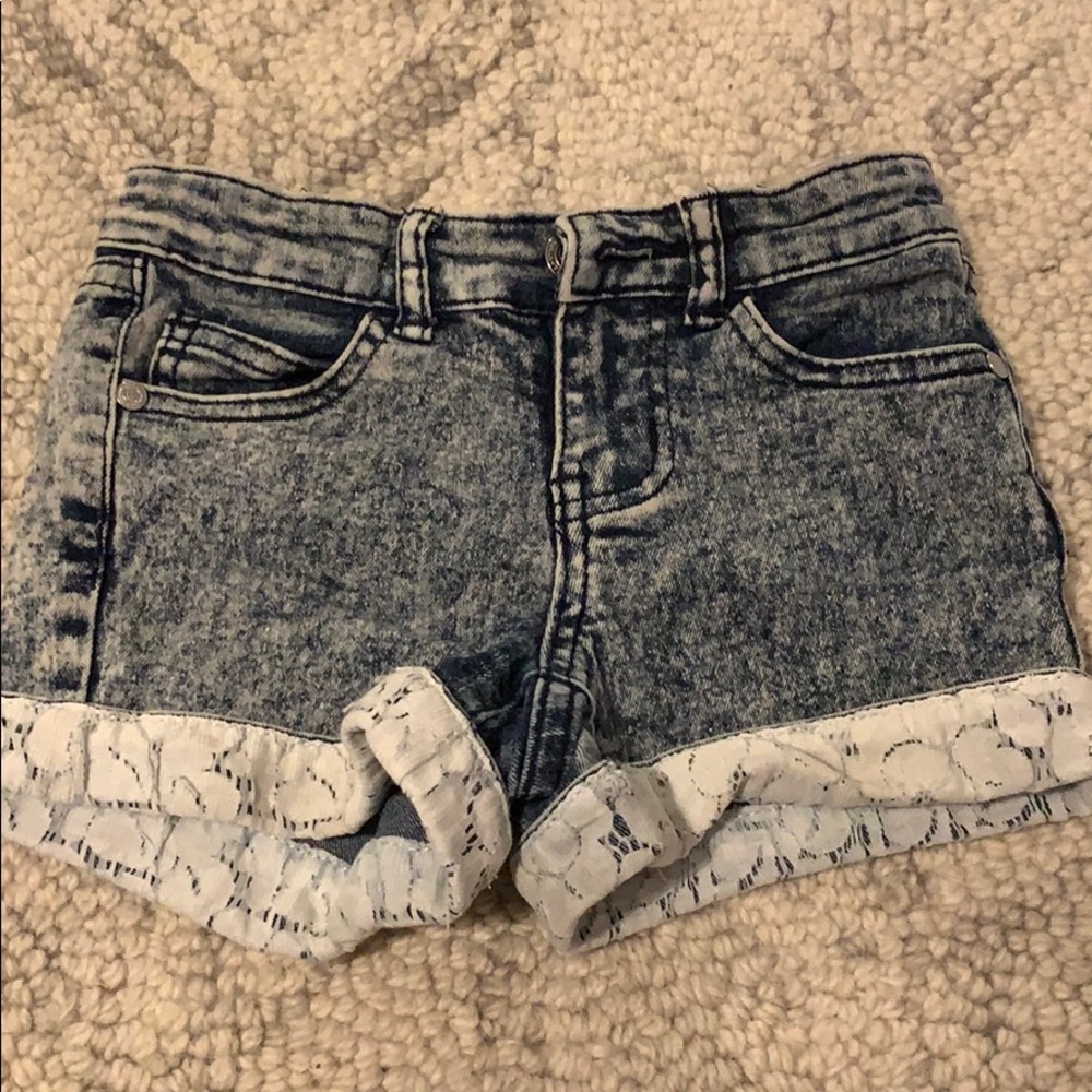 Girls jean shorts
